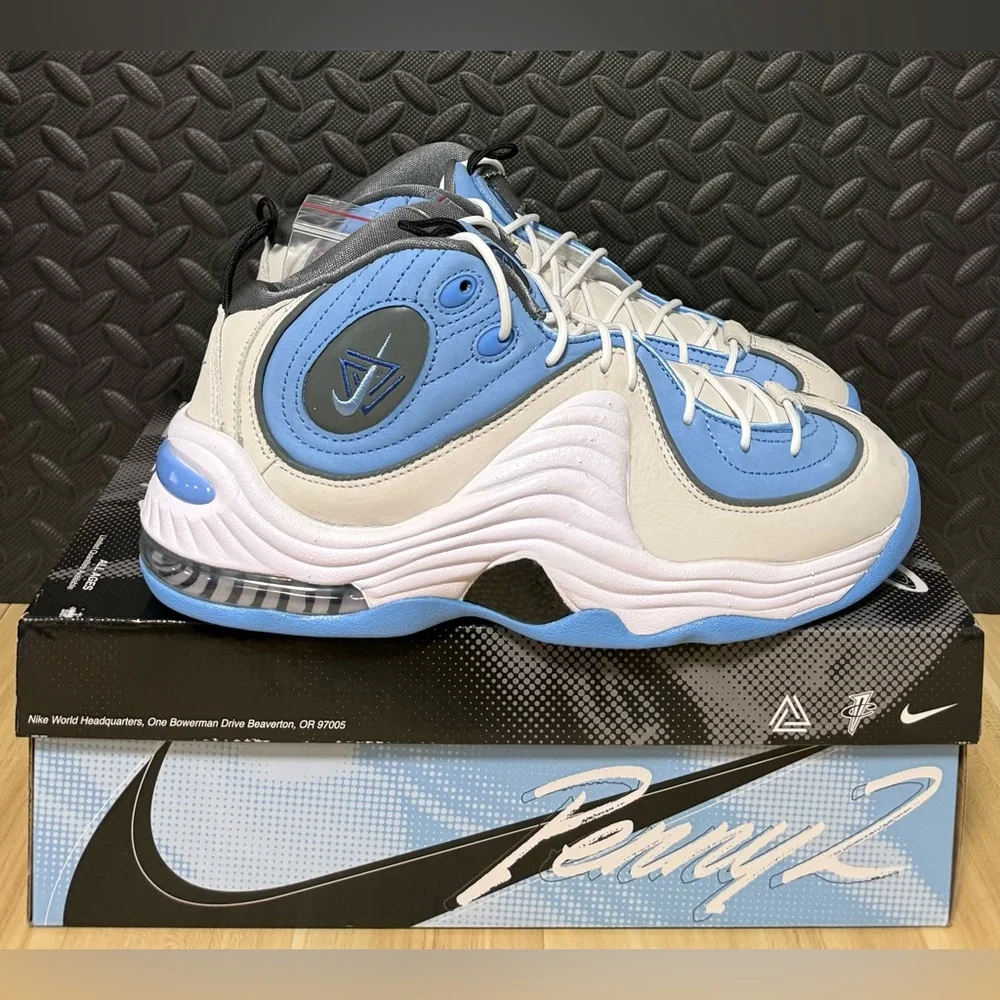Nike Air Penny 2 x Social Status Playground Blue Sneakers DM9132-100 Mens Sz 8.5
